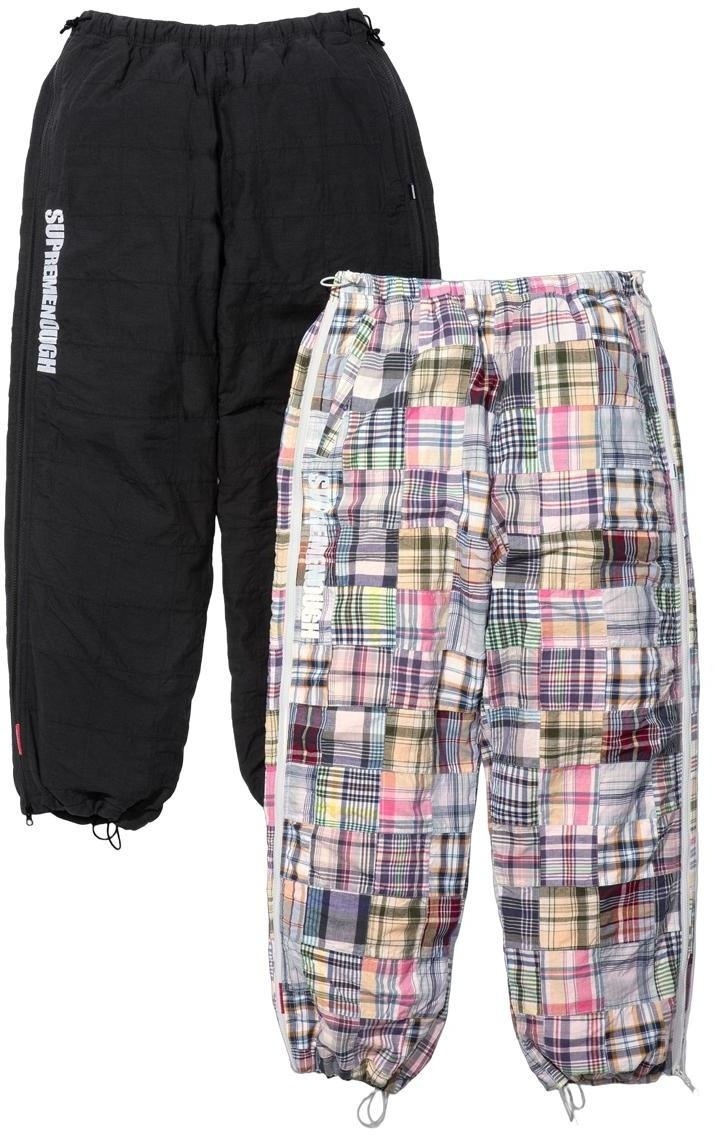 Supreme®/GOODENOUGH Patchwork Madras Full Zip Track Pant